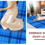 Inviting Farmhouse Gingham Appeal(Blue)