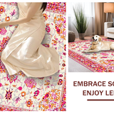 Stylish Earthy Floral Composition(Ivory)