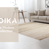 Ultra Soft Area Rug, Non Slip, Stain Resistant, Washable Area Rugs for Living Room, Bedroom, Rustic Textured Jute Weave(Beige)