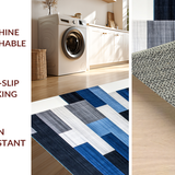 Trendy Abstract Patterned Decor(Blue)