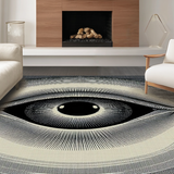 Evil Eye Abstract Geometric Style(Black)