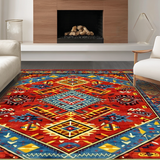 Rustic Earthy Braided Accent(Red)