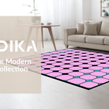 Cute Contemporary Grid Design(Pink)