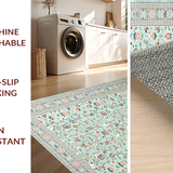 Elegant Sage Green Tiled Motif(Blue)
