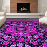 Lush Purple Floral Motif(Purple)