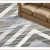 Ultra Soft Area Rug, Non Slip, Stain Resistant, Washable Area Rugs for Living Room, Bedroom, Elegant Abstract Grey Aesthetic(Gray)