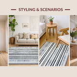 Classic Dual Tone Linear With Farmhouse Inspired Design(Black)