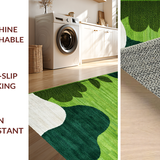 Cozy Shaggy Nature Inspired Texture(Green)