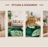 Vibrant Leafy Coastal Elegance(Green)