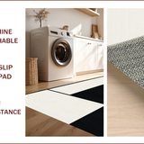Ultra Soft Area Rug, Non Slip, Stain Resistant, Washable Area Rugs for Living Room, Bedroom, Modern Geometric Bedroom High Traffic Area Carpet(Gray)
