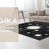 Chic Abstract Space Infusion(Black)