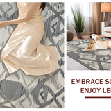 Chic High Low Trellis Design(Gray)