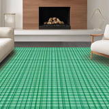 Elegant Checkered Decor(Green)