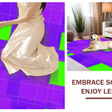 Ultra Soft Area Rug, Non Slip, Stain Resistant, Washable Area Rugs for Living Room, Bedroom, Colorful Number Puzzle Aesthetic(Purple)