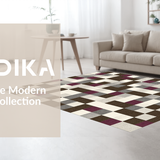 Artful Trellis Design in Neutral Palette(Beige)