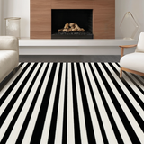 Elegant Black and White Ogee Motif(Black)