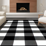 Contemporary Farmhouse Plaid Style(Black)
