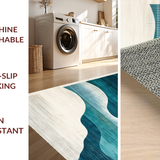 Contemporary Calm Tiled Design(Blue)