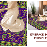 Ultra Soft Area Rug, Non Slip, Stain Resistant, Washable Area Rugs for Living Room, Bedroom, Seasonal Abstract Festive Aesthetic(Purple)