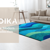 Engaging Abstract Patterned Layout(Blue)