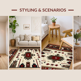 Warm Red and Brown Tapestry(Red)