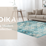 Elegant Vintage Geometric Textures(Blue)