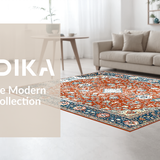 Modern Vintage Floral Design(Red)