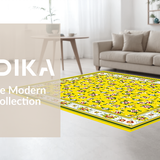 Bright Yellow Vintage Blooms(Yellow)