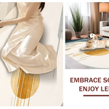 Contemporary Earthy Geometric Touch(Beige)