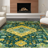 Lively Colorful Medallion Elements(Blue)