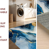 Elegant Curvilinear Blue Tones(Blue)