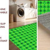 Rustic Green and Black Motif(Green)