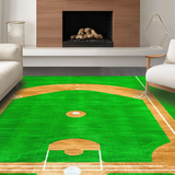 Vibrant Whimsical Baseball Diamond Decor(Green)