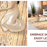 Lively Abstract Geometric Elements(Beige)