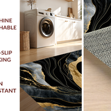 Striking Modernist Gold Highlights(Black)
