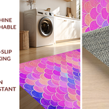 Enchanting Oceanic Scale Motif(Pink)