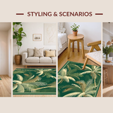 Whimsical Retro Nature Illustration(Green)