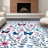 Charming Floral Butterfly Composition(White)