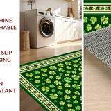 Rustic Clover Patterned Accent(Green)