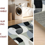 Artistic Modern Swirl Motif(Gray)