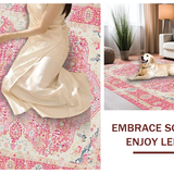 Fresh Playful Geometric Arrangement(Pink)