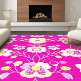 Delightful Round Plush Pastel Charm(Pink)