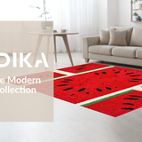 Refreshing Round Watermelon Motif(Red)