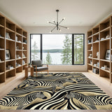 Bold Zebra Stripes Savannah Herd Rug