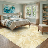Swirl Beige Abstract Swirl Area Rug