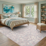 Pastel Pebble Mosaic Abstract Area Rug