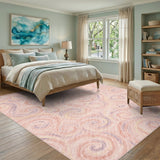 Swirl Abstract Area Pink Swirl Abstract Area Rug