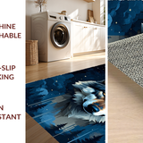 Elegant Nature Inspired Moonlit Scene(Blue)