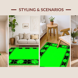 Contemporary Clover Artistry(Green)