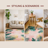 Earthy Toned Geometric Arrangement(Pink)